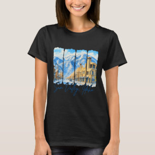 Sun Valley Idaho Reizende Penseelstreek Sun Valley T-shirt