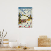 Sun Valley, Idaho, Ski Poster (Keuken)