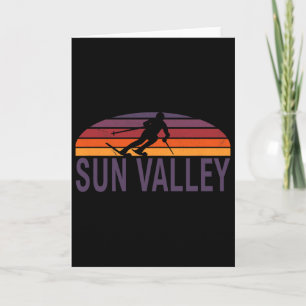 Sun Valley Idaho Usa Skigebied Snowboarden Kaart