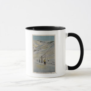 Sun Valley, IDMountain Scene, Ski Lifts in Mok