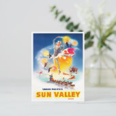 Sun Valley vintage-briefkaart Briefkaart (Staand voorkant)