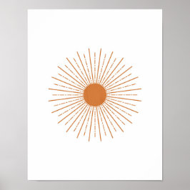 Sun Wall Decor, Sun Poster, Sun Art Print
