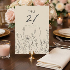 Sun-Washed Garden Border Wedding ID1283 Kaart