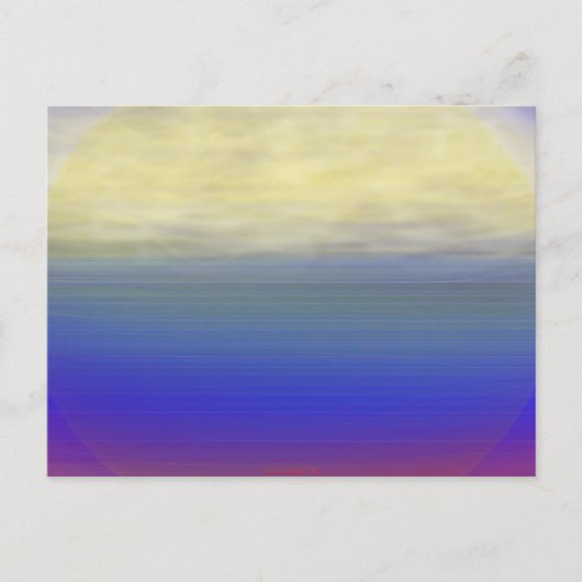 Sun-wolframgolven Briefkaart (Voorkant)