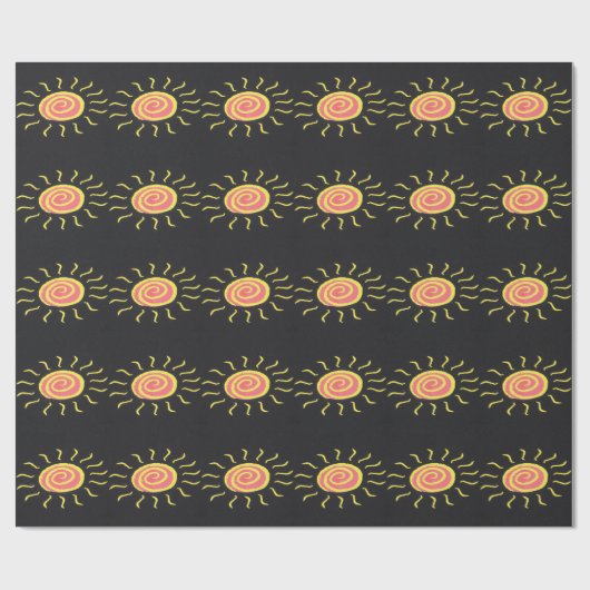 Sun Wrapping Paper Cadeaupapier (Vlak)