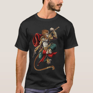 Sun Wukong Chinese Aap Koning T-shirt