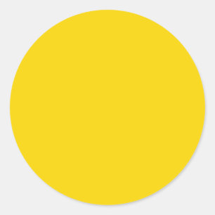 Sun Yellow Color only Visual Identifier Tools Ronde Sticker