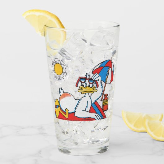 Sun Your Buns Duck Glas (Voorkant ijs)