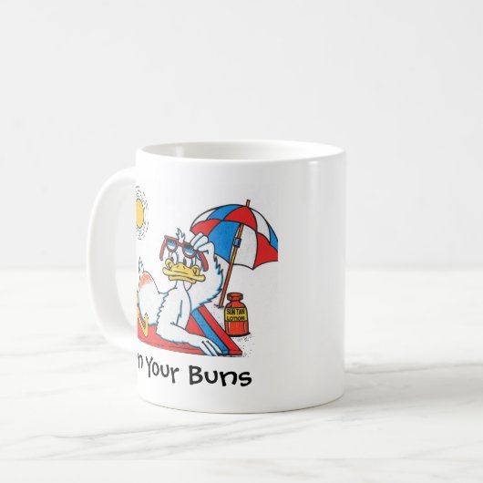 Sun Your Buns Mug (Devant gauche)