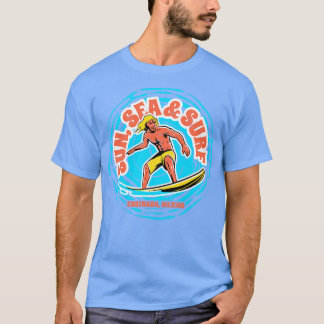Sun Zee Surf Ensenada Mexico Retro Surfen T-shirt