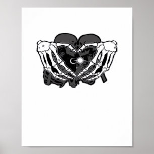 Sunand~1 - Skelet Hart Handen Poster