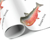 Sunapee Trout Fishing Pattern Cadeaupapier (Rol Hoek)