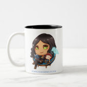 Sunaya lisant la tasse de Chibi (Gauche)