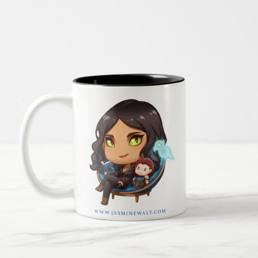 Sunaya lisant la tasse de Chibi (Gauche)