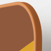 Sunbaked Clay Across Striping with Name Pickleball Paddle (Links Detail)