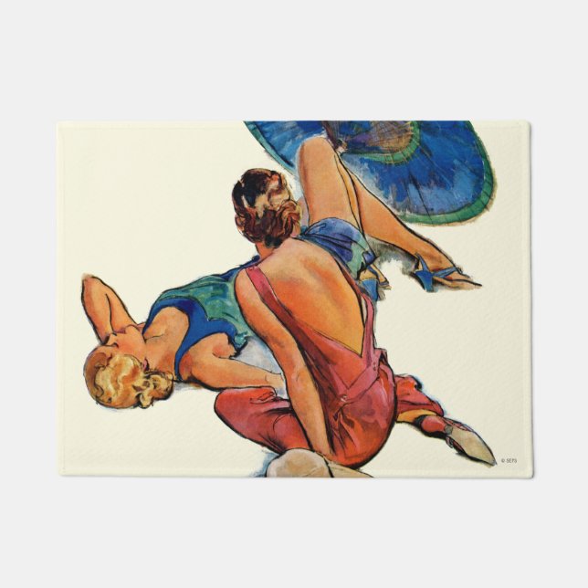 Sunbathers Deurmat (Voorkant)