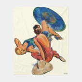 Sunbathers Fleece Deken (Voorkant)