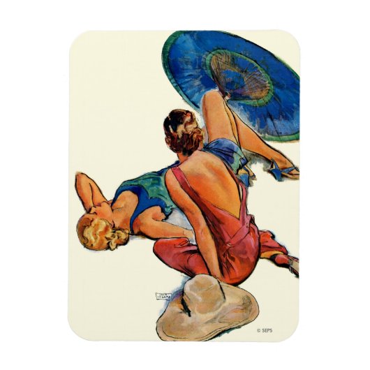 Sunbathers Magneet (Verticaal)