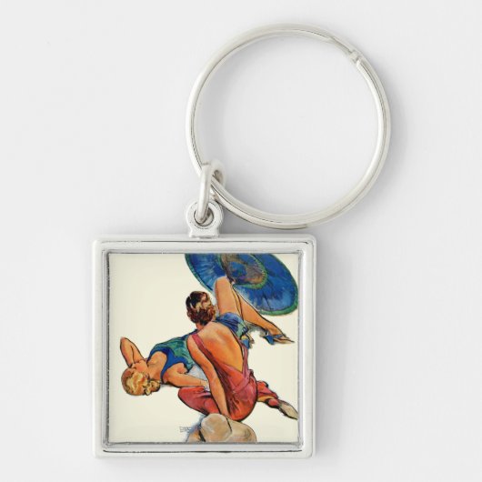 Sunbathers Sleutelhanger (Voorkant)