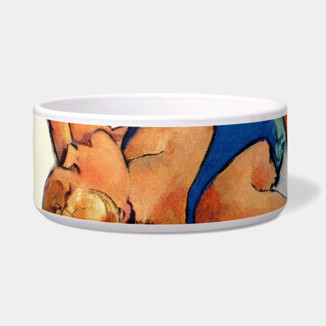 Sunbathers Voerbakje (Links)