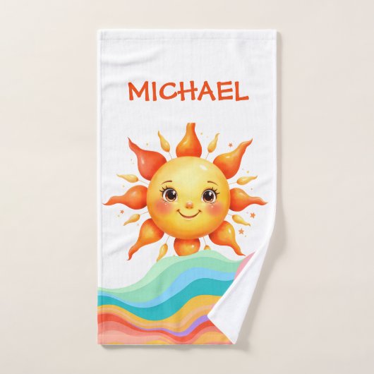 Sunbeam Rainbow Waves Baby (Serviette à main)