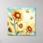 Sunbeam Serenade Canvas Afdruk (Voorkant)