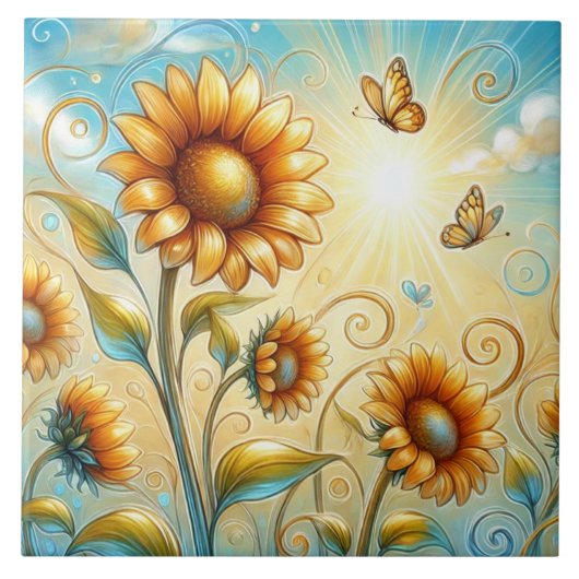 Sunbeam Serenade Tegeltje (Voorkant)