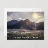 Sunbeams de l'Alaska | Carte postale (Devant / Derrière)