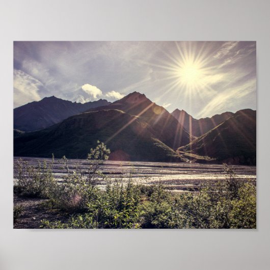 Sunbeams de l'Alaska | Poster (Devant)