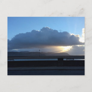 Sunbeams over Conwy-briefkaarten Briefkaart