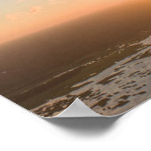 Sunbeams, Sunrise, Blue Sky, Fluffy Clouds Afbeeld Poster (Hoek)