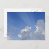 Sunbeams through Clouds, Val d'Orcia, Siena Briefkaart (Voorkant / Achterkant)