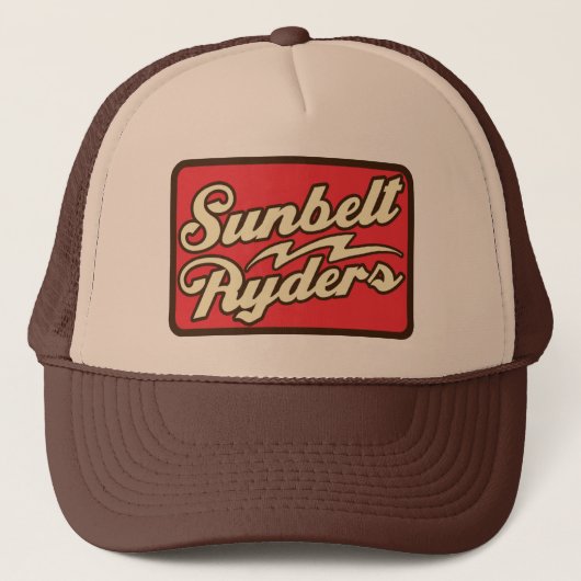 Sunbelt Ryders Retro Logo Trucker Hat Pet (Voorkant)