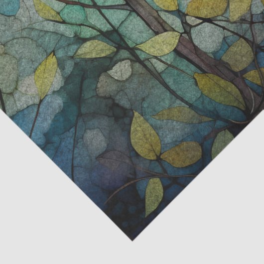 Sunbird Twigs Decoupage tissuepapier (Detail)