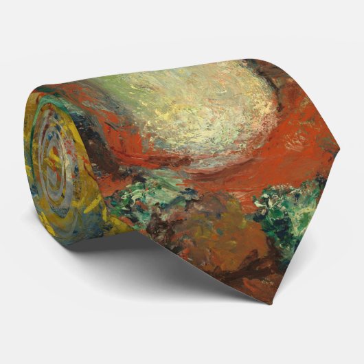 Sunbloemen (Claude Monet, 1880) Stropdas (Opgerold)