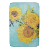 Sunbloemen Vincent van Gogh Badmat (Voorkant Verticaal)