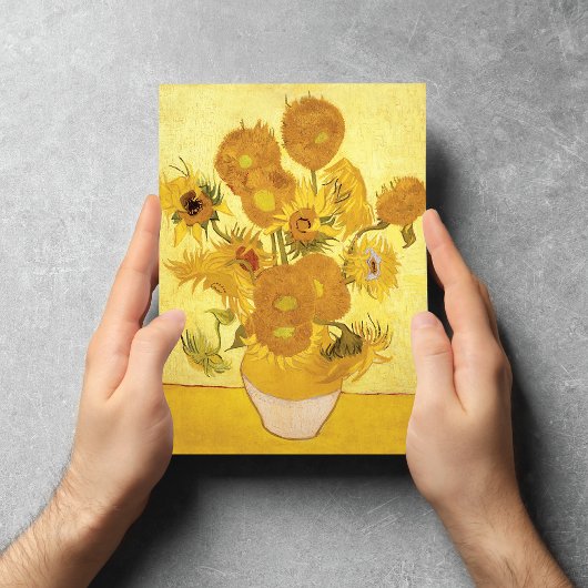 Sunbloemen Vincent van Gogh Fine Art Note Kaart