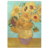 Sunbloemen Vincent van Gogh Klembord (Achterkant)