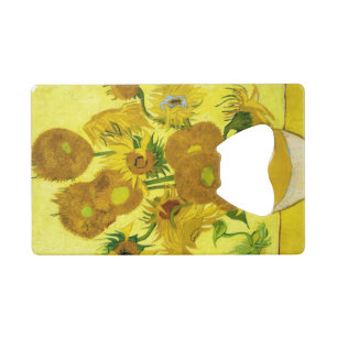 Sunbloemen Vincent van Gogh Kredietkaart Flessenopener