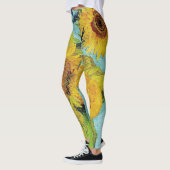 Sunbloemen Vincent van Gogh Leggings (Links)