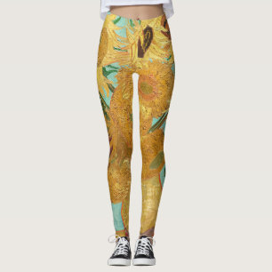 Sunbloemen Vincent van Gogh Leggings