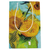 Sunbloemen Vincent van Gogh Medium Cadeauzakje (Voorkant)