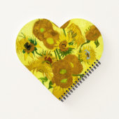 Sunbloemen Vincent van Gogh Notitieboek (Achterkant)