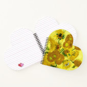 Sunbloemen Vincent van Gogh Notitieboek (Binnen)
