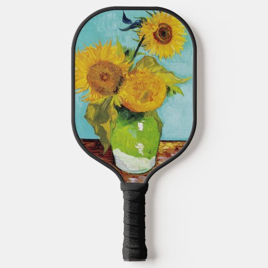 Sunbloemen Vincent van Gogh Pickleball Paddle (Voorkant)
