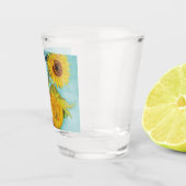 Sunbloemen Vincent van Gogh Shot Glas (Rechts)