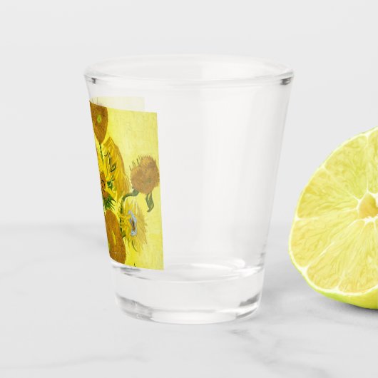 Sunbloemen Vincent van Gogh Shot Glas (Rechts)