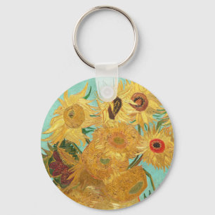 Sunbloemen Vincent van Gogh Sleutelhanger