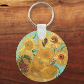 Sunbloemen Vincent van Gogh Sleutelhanger (Voorkant)