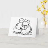 Sunbonnet Smart Logo Wenskaart Kaart (Gele Bloem)